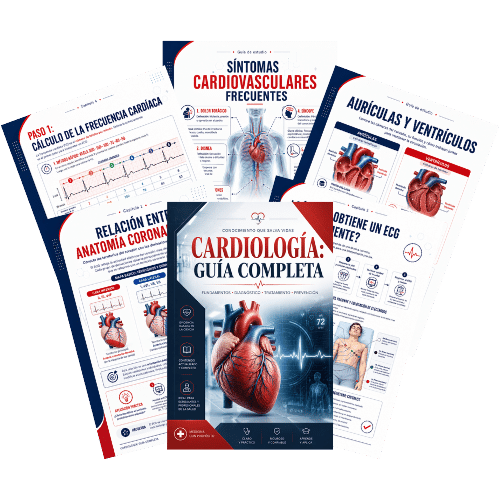 Mockup del e-book Cardiología: Guía Completa